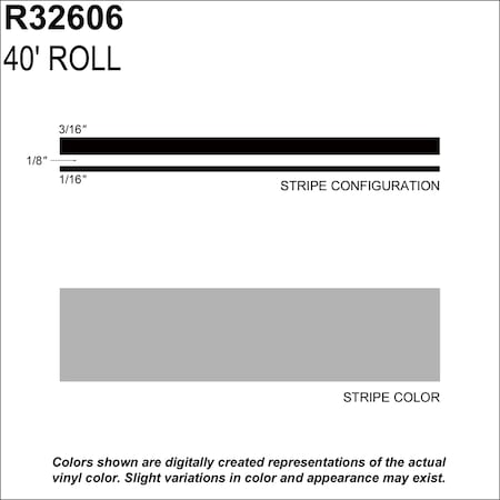 Sharpline Converting MS, 3/8" X 40' Silver Metallic R32606